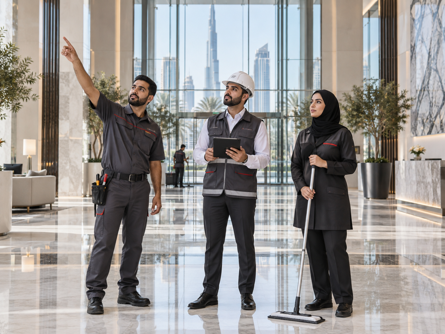 Facility management team
