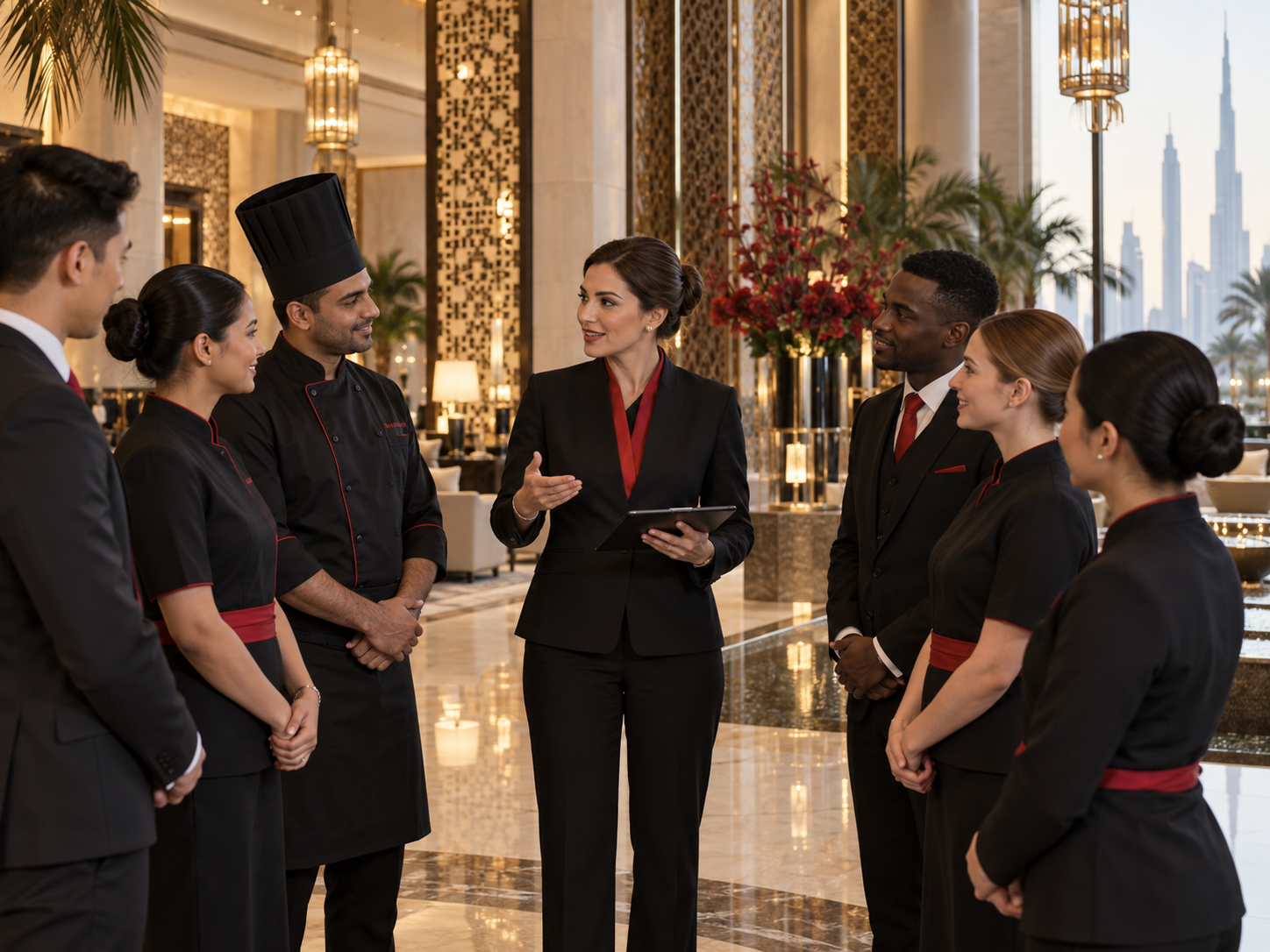 Hospitality team